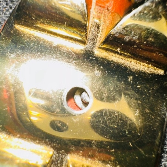 Hermes Collier de Chien Orange Leather and Gold Authentic Bracelet - Picture 11 of 14